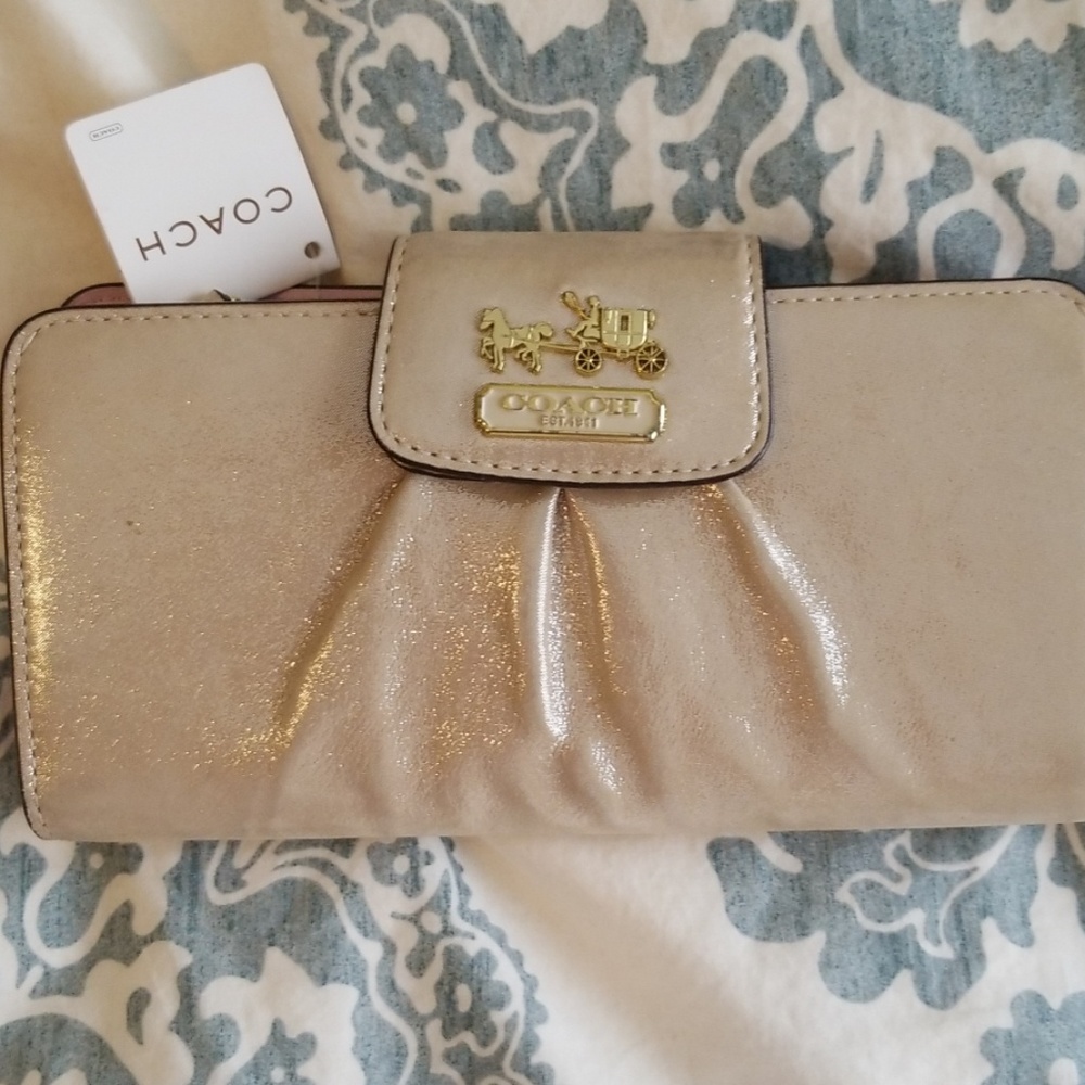 Coach Gold Wallet